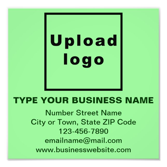 Markenbezeichnung für hellgrünes Foto auf dem grün (Vorne)