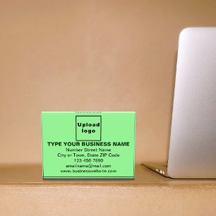 Markenbezeichnung für hellgrünes Rechteck Fotoblock