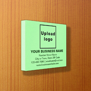 Markenbezeichnung für hellgrünes Rechteck Leinwanddruck