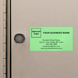 Markenbezeichnung für kleine, hellgrüne Magnetkart Magnetische Visitenkarte