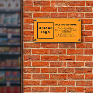 Markenbezeichnung für kleine Orange-Banner Banner