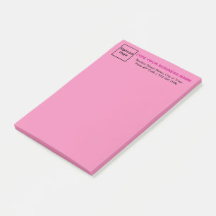 Markenbezeichnung für "Pink Long" Post-it Klebezettel
