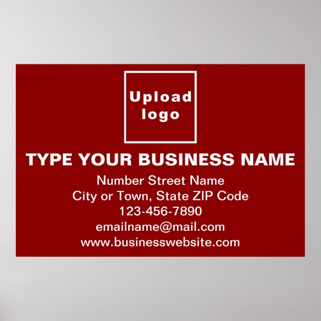 Markenbezeichnung für Red Rectangle Poster (Vorne)