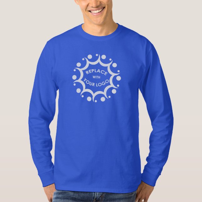 Markenbezeichnung mit Ihrem Firmenlogo oder Grafik T-Shirt (Vorderseite)