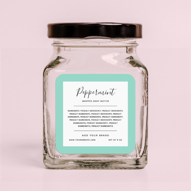 Markenbezeichnungen für benutzerdefinierte Grenzfa Quadratischer Aufkleber (Von Creator hochgeladen)