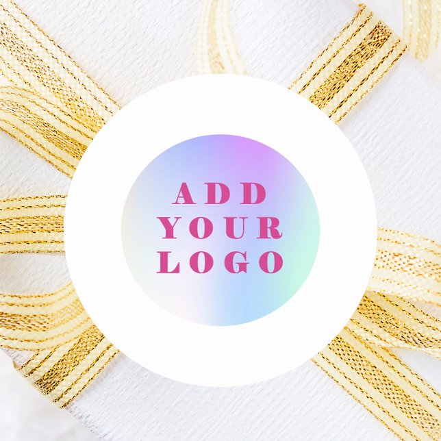 Markenfarbe des Firmenlogos Runder Aufkleber (Von Creator hochgeladen)