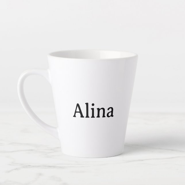 Markenförderung 12 oz Klein  Milchtasse (Links)