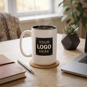 Markenlogo auf Ihre Weise Zweifarbige Tasse