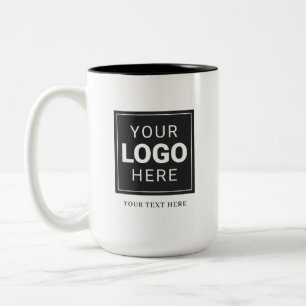 Markenlogo Zweifarbige Tasse