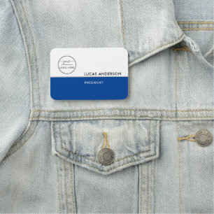 Markenname für Plastikkarten - Logo für Magnetic Namensschild