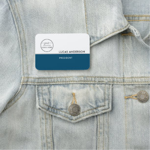 Markenname für Plastikkarten - Logo für Magnetic Namensschild