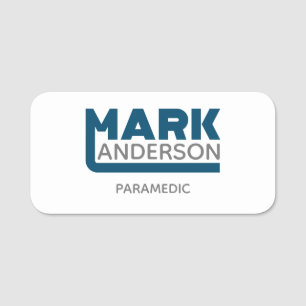Markenname Namensschild