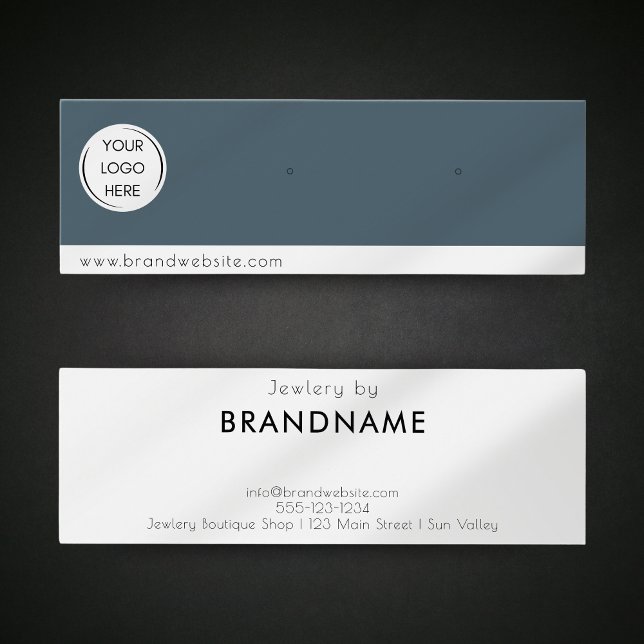 Markenspezifische Logo-Ohrring-Schmuck-Display-Kar (Von Creator hochgeladen)