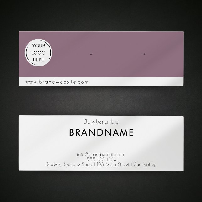 Markenspezifische Logo-Ohrring-Schmuck-Display-Kar (Von Creator hochgeladen)