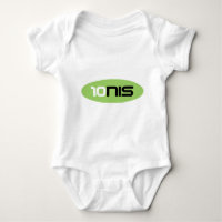 Markent-shirt des Tennis-10NIS oder Babybodysuit