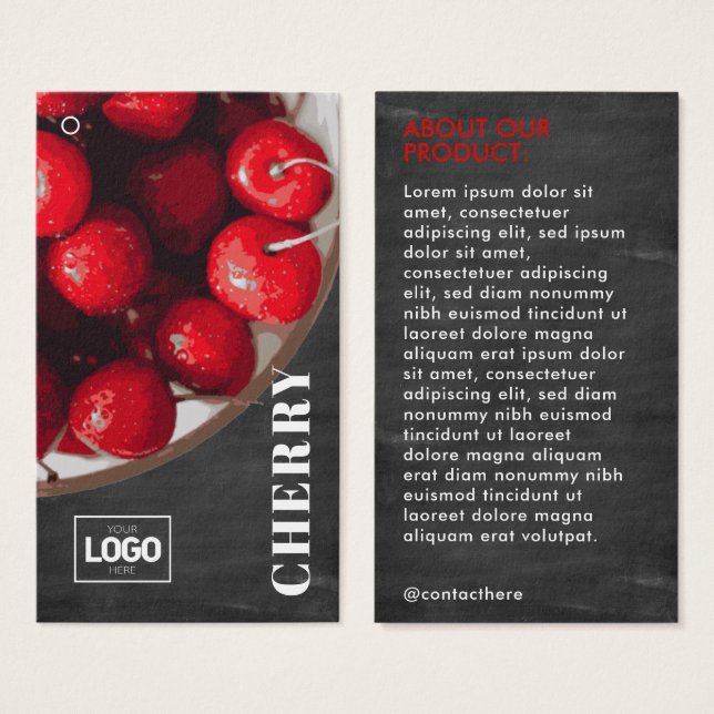 Markenzeichen für das Produkt Cherry-Logo (Vorne & Hinten)
