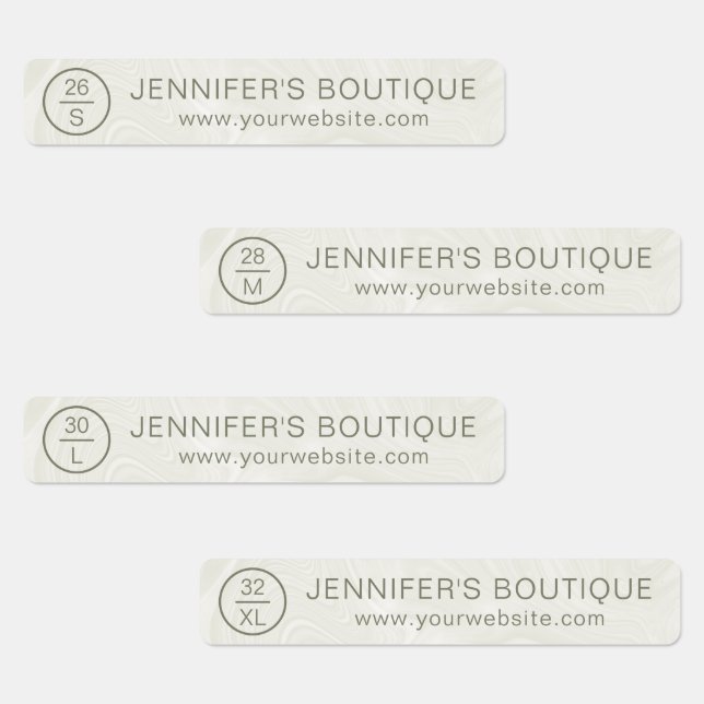 Markenzeichen für Firmennamen Kleidung Etiketten (Gruppe)