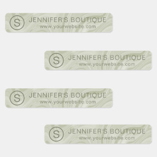 Markenzeichen für Firmennamen Kleidung Etiketten