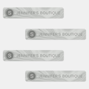 Markenzeichen für Firmennamen Kleidung Etiketten