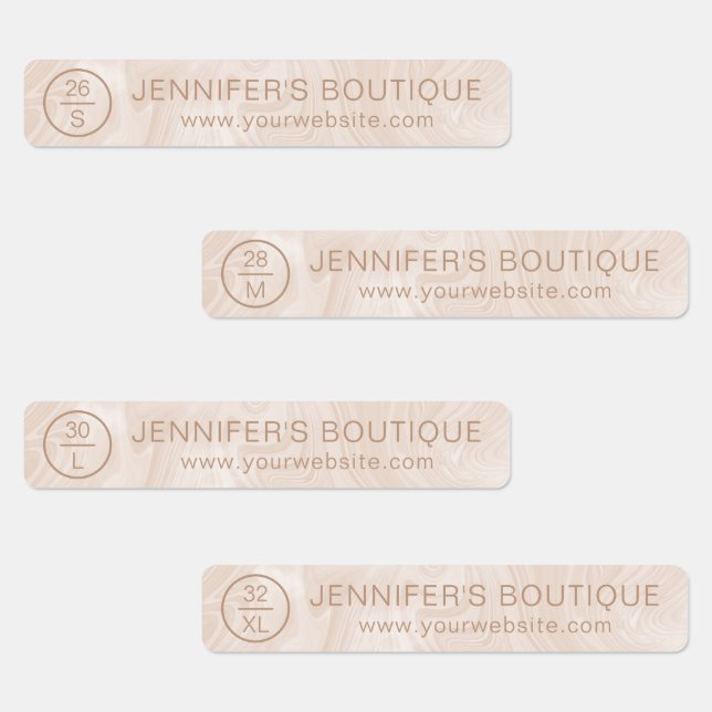 Markenzeichen für Firmennamen Kleidung Etiketten (Gruppe)