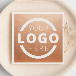 Markenzeichen für kundenspezifische Firmenwerbung Serviette