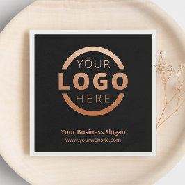 Markenzeichen für kundenspezifische Firmenwerbung Serviette