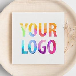 Markenzeichen für kundenspezifische Firmenwerbung Serviette