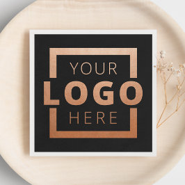 Markenzeichen für kundenspezifische Firmenwerbung Serviette