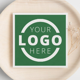 Markenzeichen für kundenspezifische Firmenwerbung Serviette