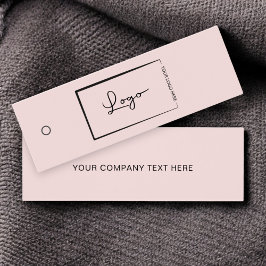 Markenzeichen für rosa Business-Logos