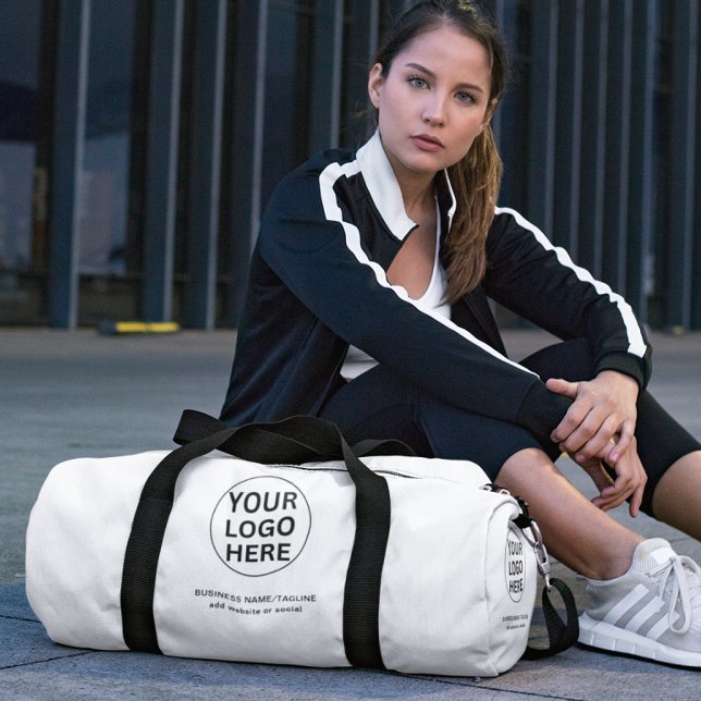 Markenzeichen für Werbematerial für Schwarz-Weiß-U Duffle Bag (Von Creator hochgeladen)