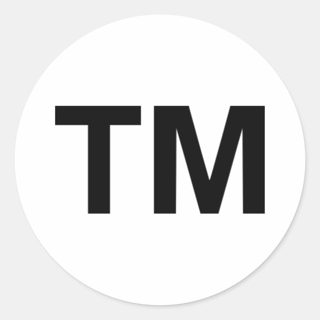 Markenzeichen Runder Aufkleber (Vorderseite)