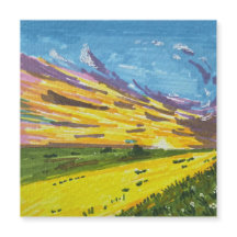 Marker-Landschaftsmalerei 