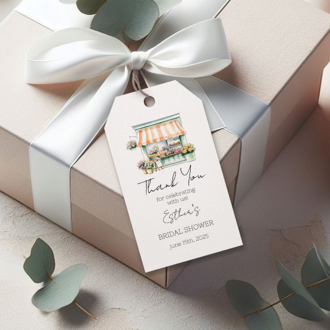 Market Blumen Shop Brautparty Vielen Dank Geschenkanhänger (Von Creator hochgeladen)