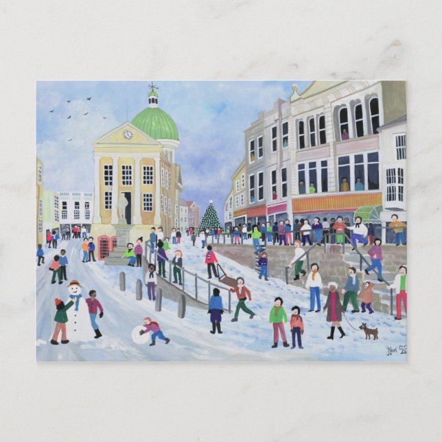 Market Jew Street Penzance Postkarte (Vorderseite)