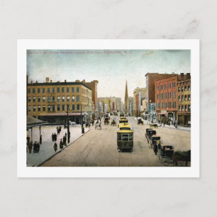 Market St., Newark NJ 1909 Vintage Postkarte