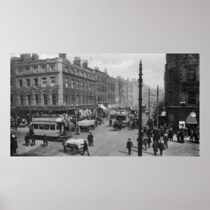 Market Street, Manchester, c.1910 Poster