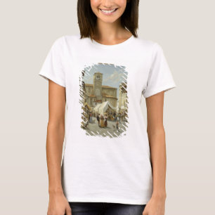 Marketday in Desanzano (Öl auf Leinwand) T-Shirt