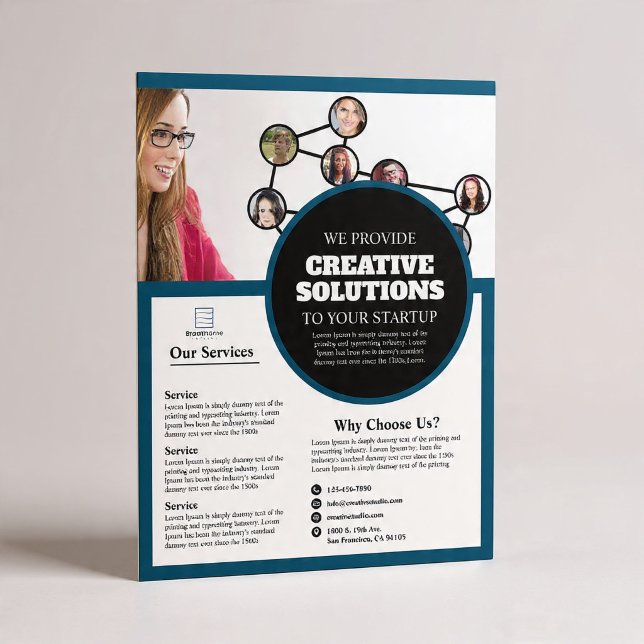 Marketing Agency Business Flyer (Von Creator hochgeladen)