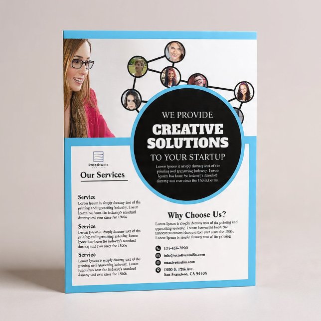 Marketing Agency Business Flyer (Von Creator hochgeladen)