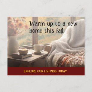 Marketing "Autumn Client Real Anwesen" Postkarte