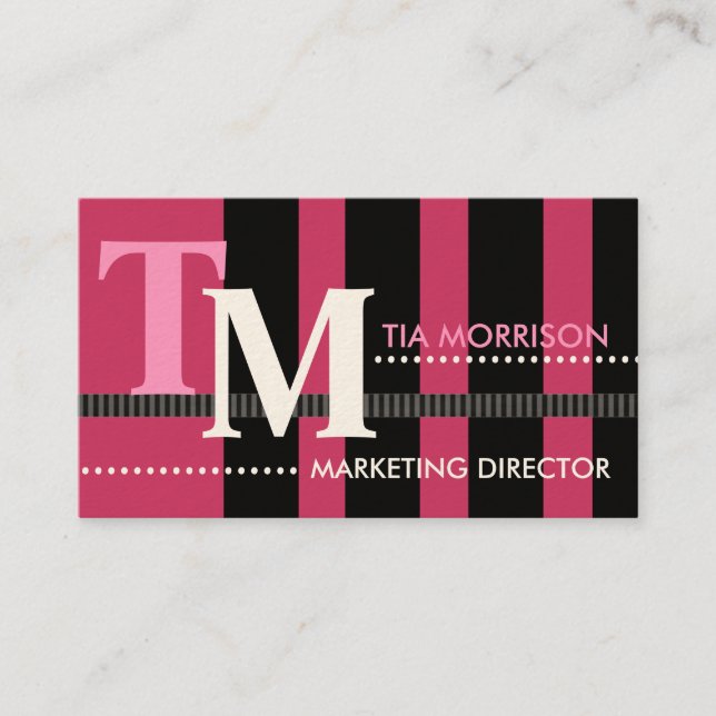 Marketing Director Business Cards Visitenkarte (Vorderseite)