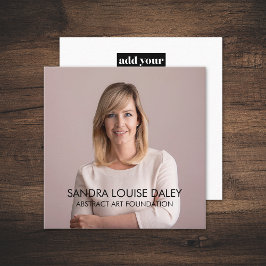 Marketing Director Consultant Manager Beruflich Quadratische Visitenkarte