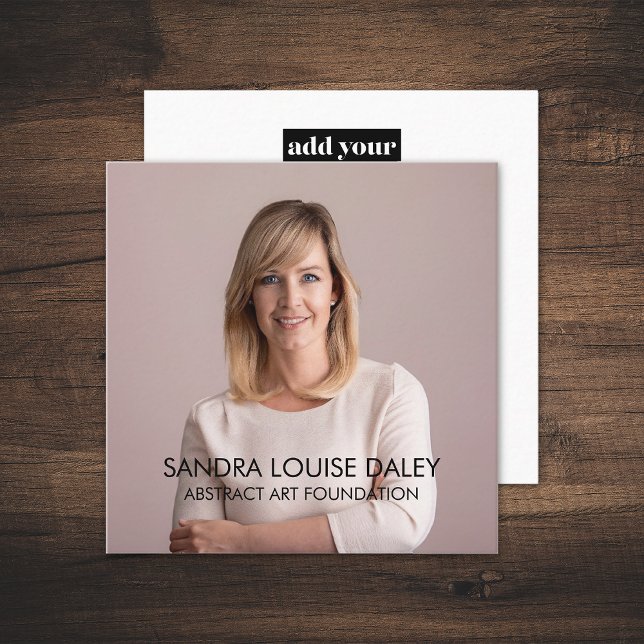 Marketing Director Consultant Manager Beruflich Quadratische Visitenkarte (Von Creator hochgeladen)