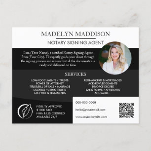 Marketing für berufliche Notare Postkarte