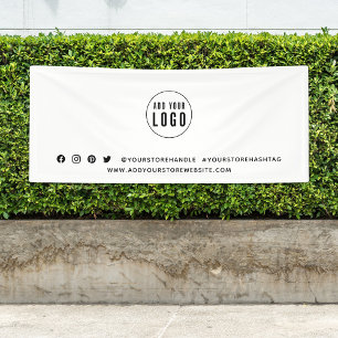 Marketing für das Social-Media-Logo hinzufügen Banner