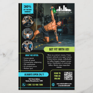 Marketing für Limone und Cyber-Sonderangebote mit  Flyer