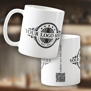 Marketing für Logos und QR-Codes Kaffeetasse