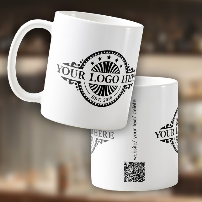 Marketing für Logos und QR-Codes Kaffeetasse (Von Creator hochgeladen)