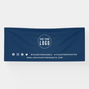 Marketing für soziale Medien hinzufügen Banner